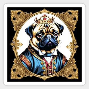 Pug the King Magnet